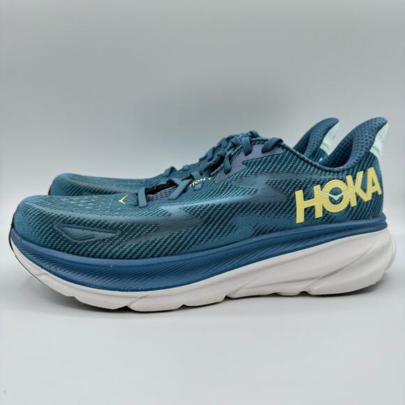 Hoka One One Clifton 9 Midnight Ocean Bluesteel Road Running Sneakers Men’s 11.5 main image 6